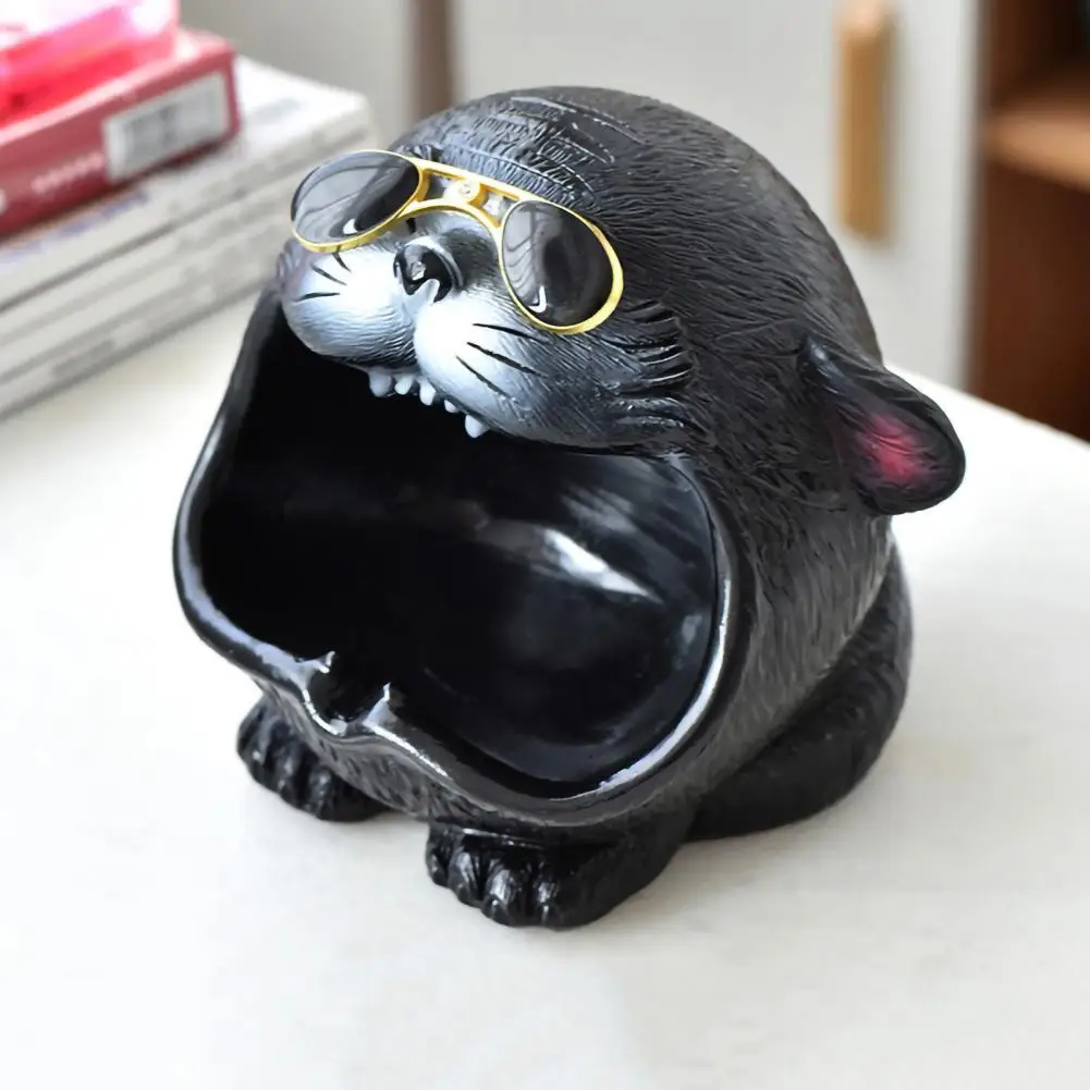 Пепельница легкая в чистке пепельница ручной работы с тигром бульдогом