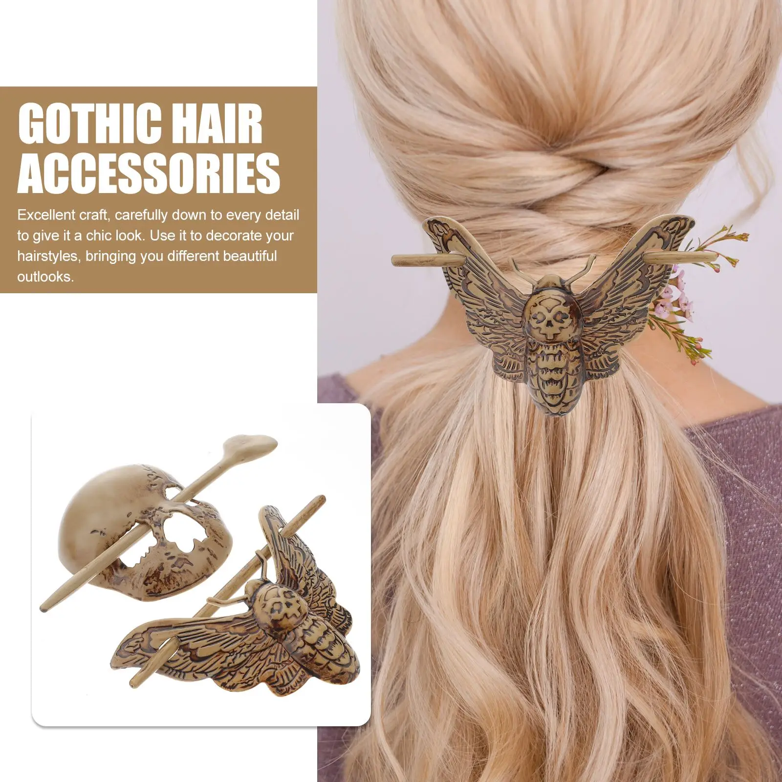 2 шт. заколки для волос на Хэллоуин аксессуары