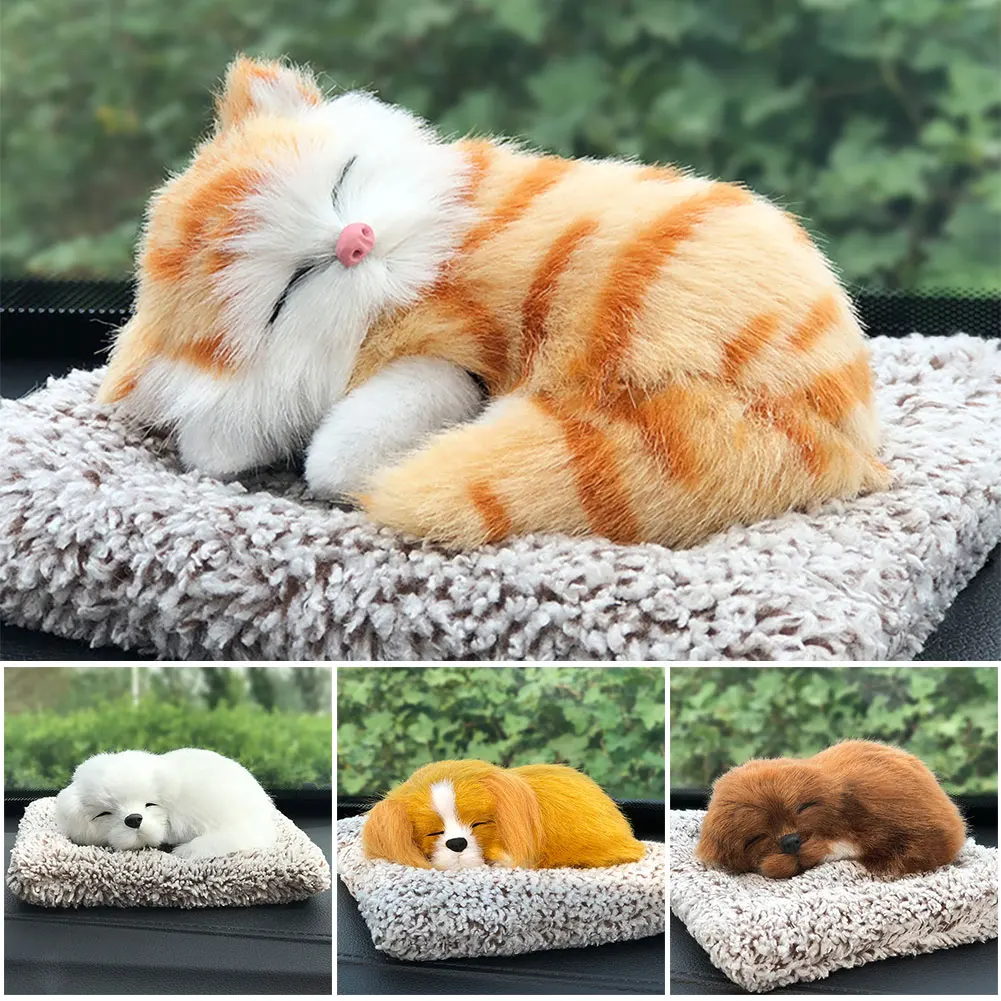 

Имитация собаки, кошки, лисы, игрушки, меховые игрушки, модель для домашнего декора, животные, мир со статическими фигурами, игрушки, подарок ...