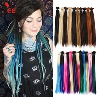 leeons synthetic dreadlocks crochet braids hair extension for black women 5pcspack ombre colored dreadlocks hair accessories