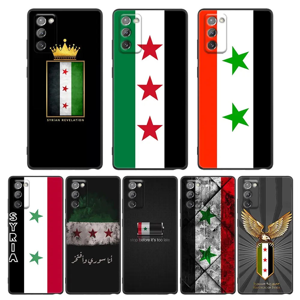 

Phone Case for Samsung A7 A52 A53 A71 A72 A73 A91 M22 M30s M31s M33 M62 M52 F23 F41 F42 5G 4G TPU Case Syria Flag Syrian Flag