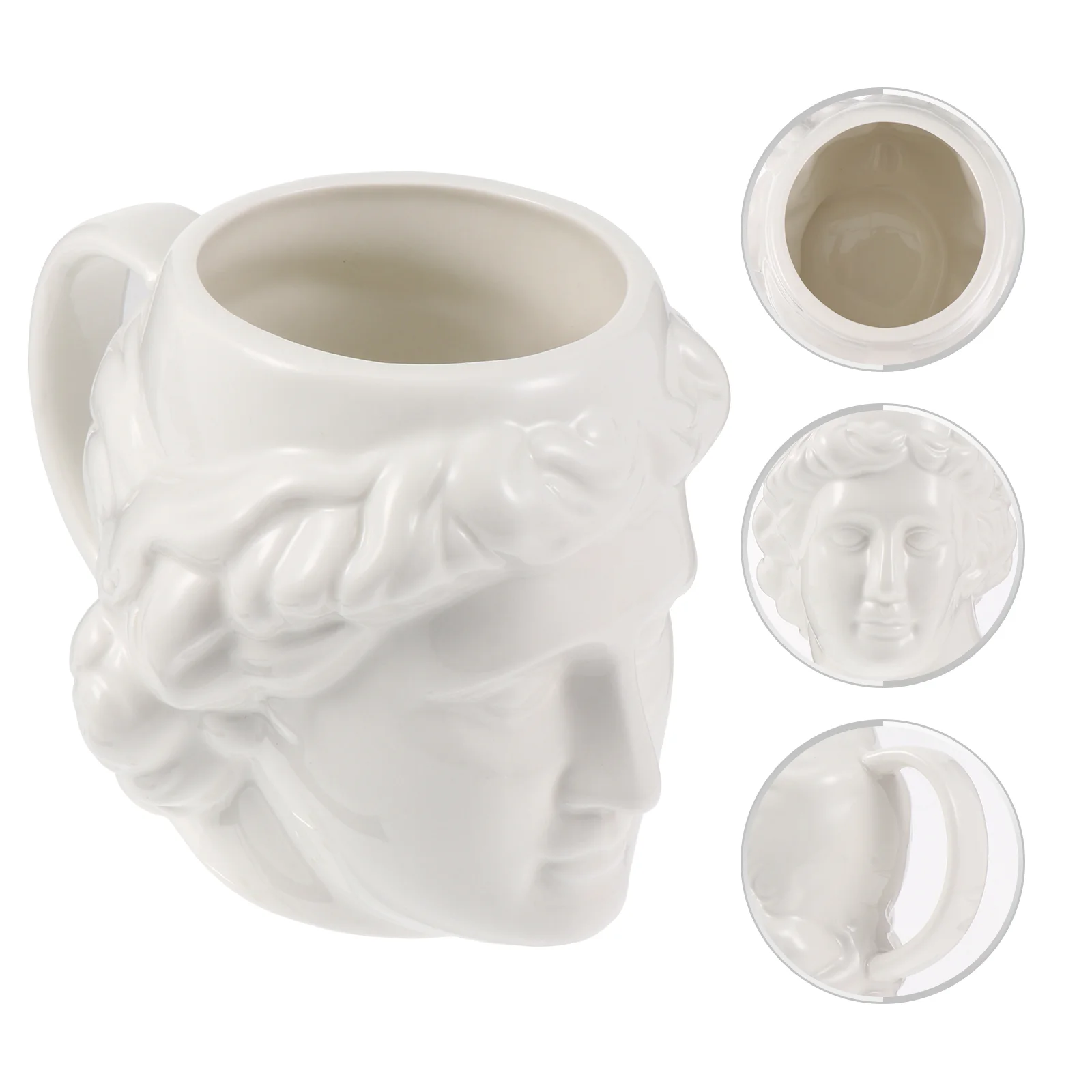 

Creative Ceramic Mug David Sculpture Drinking Cup Statue Teacup Ceramic Cup Mug for Coffee Drinks Cappuccino Latte Americano Tea