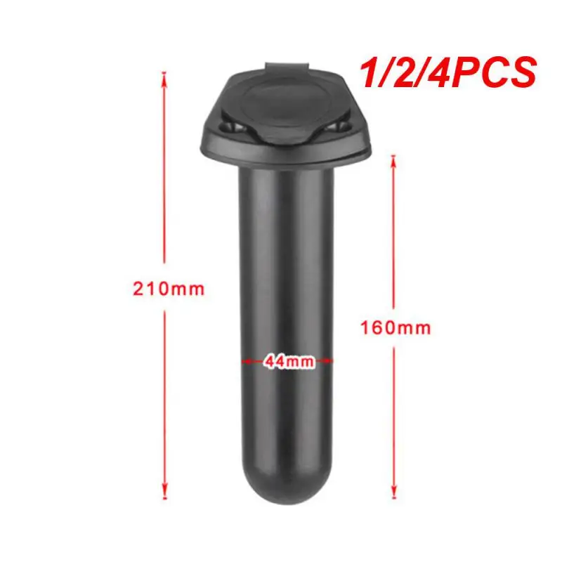 

1/2/4PCS Degree Flush Mount Rod Holder Bracket for Boats Kayak Fishing Pole With Cover Kayak Pole Fishing Tools
