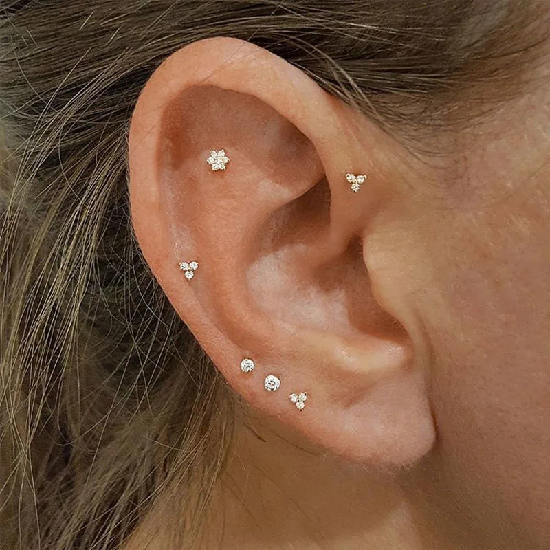 

Серьги-мини из серебра 925 пробы для женщин