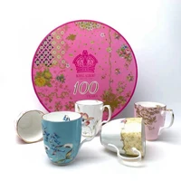 bone china european mug 5 piece set gift box for housewarming