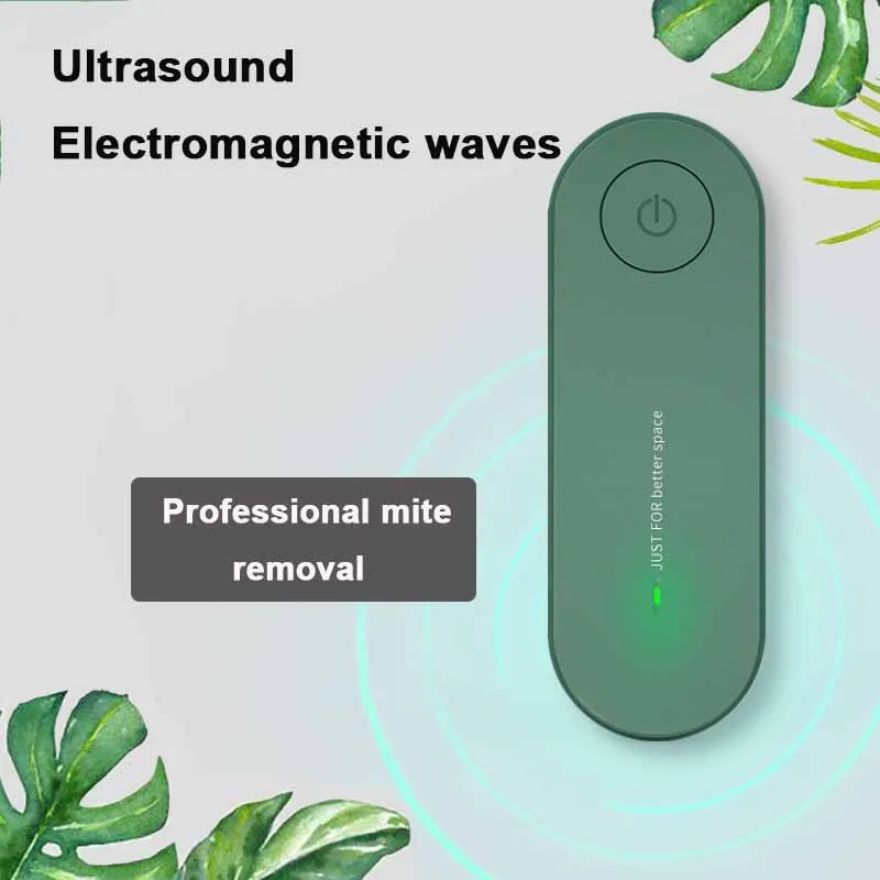 

Ultrasonic Mite Remover Quiet Mite Pest Removal Device Sterilization Anti Bed Wireless Mite Killer Household US EU No Radiation