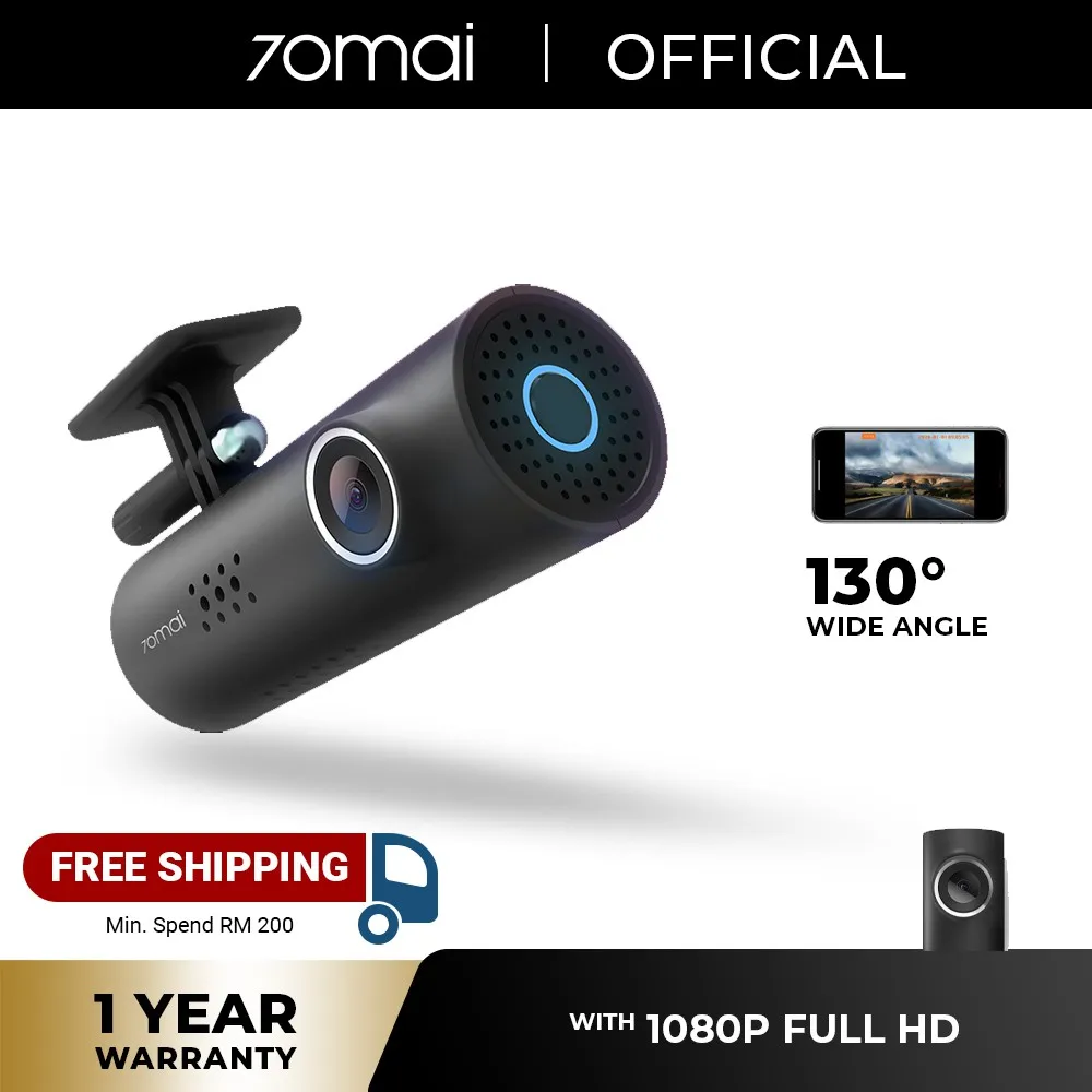 NEW 70mai Car Recorder Dashcam 1S