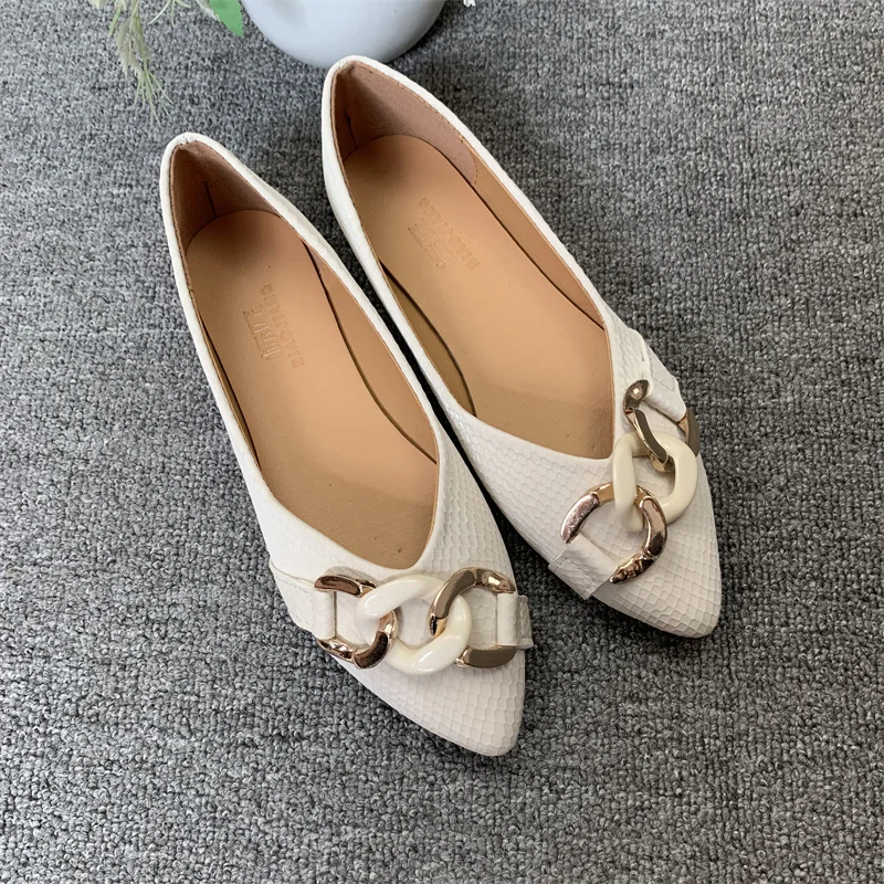 Женские туфли на плоской подошве без застежки размеры 31-44