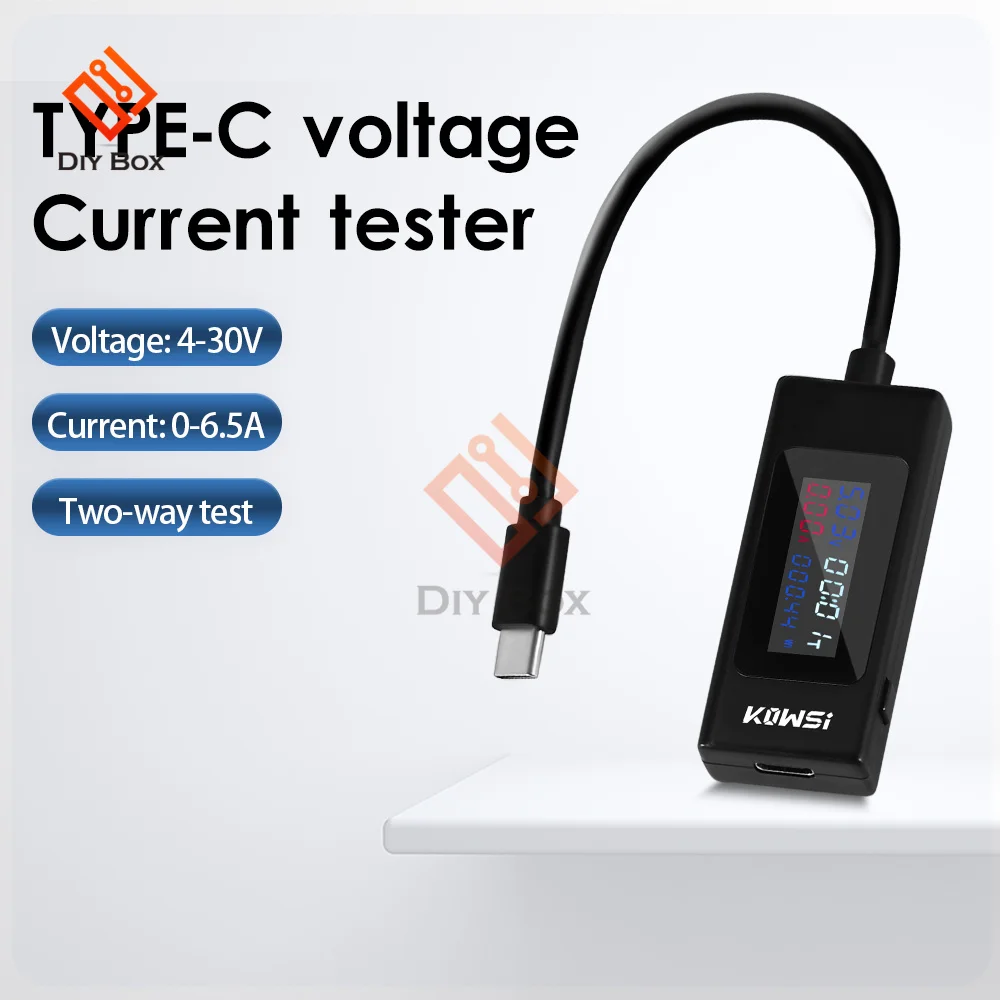 

USB-тестер напряжения с цветным экраном, 4-30 в, 0-а