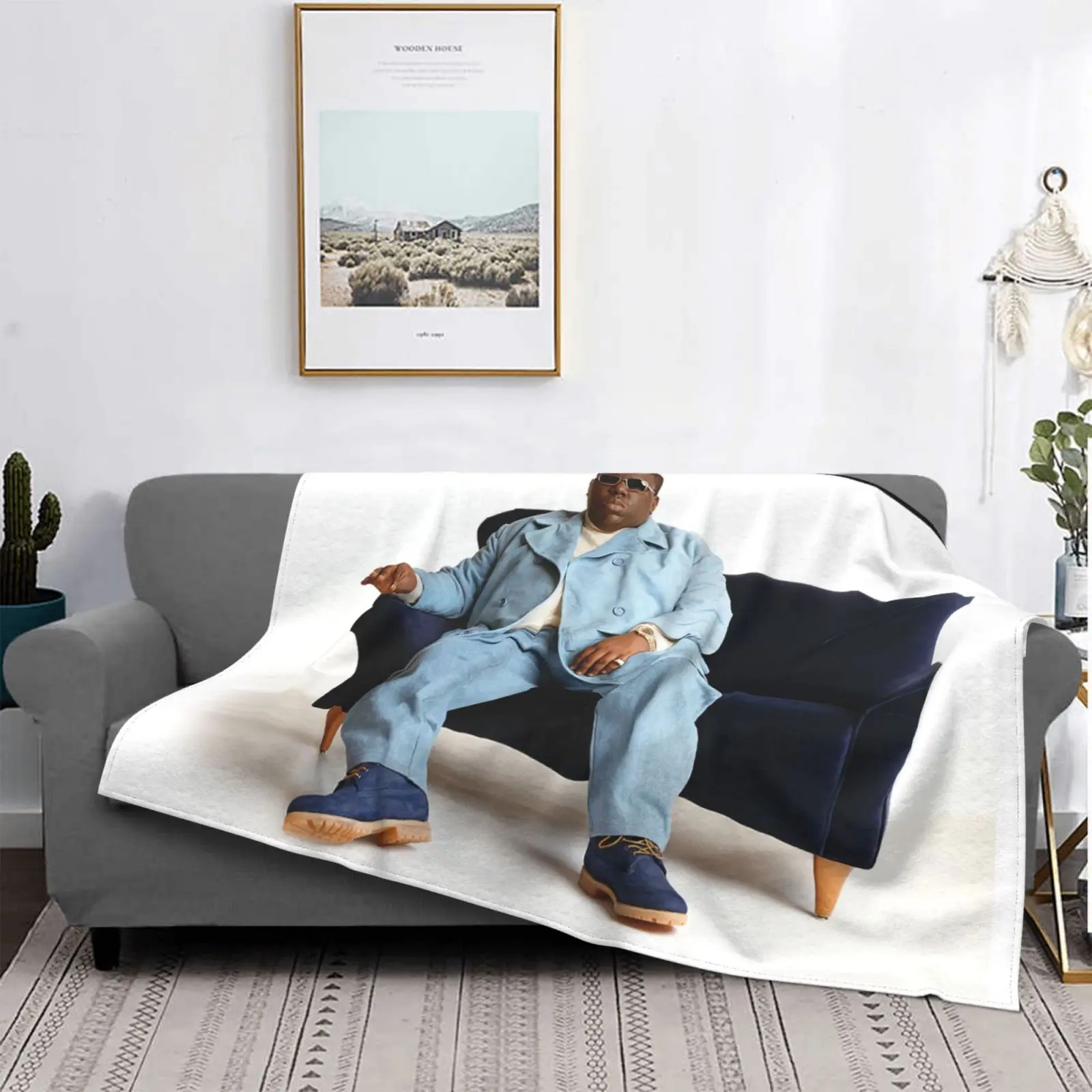 

Notorious Big Couch Photo Nwt 100 Blanket On The Bed Throw Blanket Blankets Bed Cover Picnic Bedspread In The Bedroom Blankets