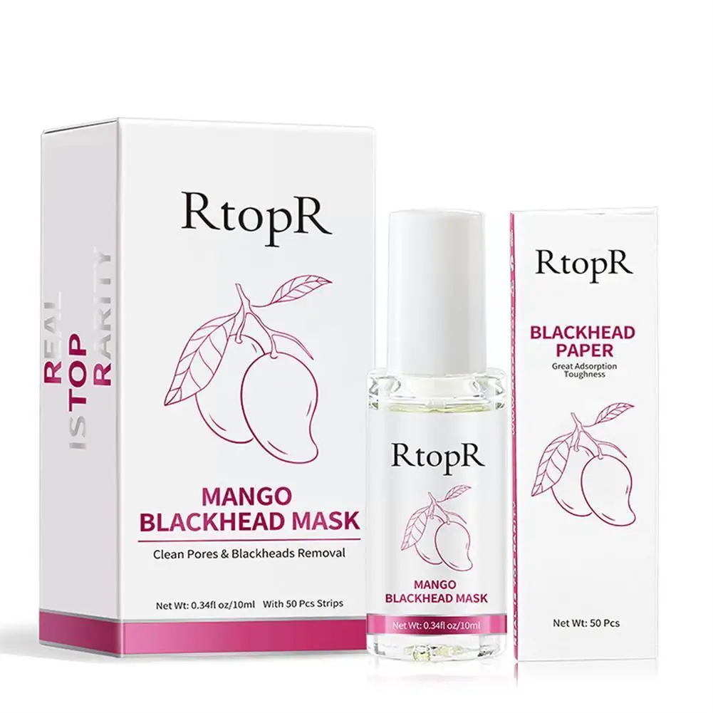 

Mango Blackhead Remover Acne Treatment Strawberry Nose Skin Pore Whitening Peel Mask Cream Oil Strip Peel Care Mud Off Mask K3F0