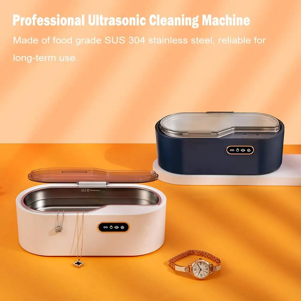 

450Ml Ultrasonic Cleaning Machine High Frequency Vibration Cleanser Washing Tool Watch Jewelry Glasses Braces Cleaner