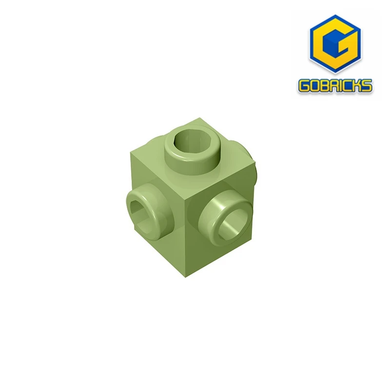 

10 шт. GDS-650 BRICK 1X1 W. 4 ручки, совместимые с конструкторами lego 4733