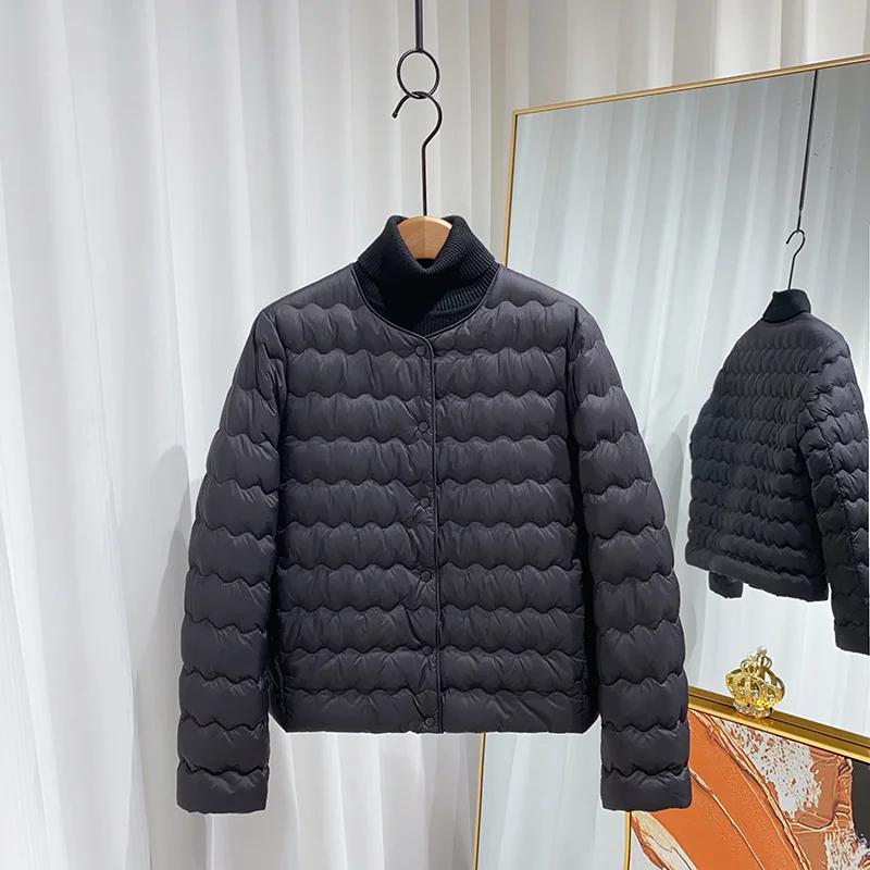 Новинка 2024 г. Сверхлегкий портативный пуховик Lagabogy женская новая осенне-зимняя