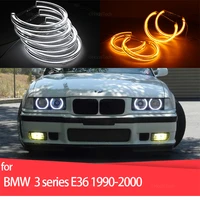 for BMW 3 series E36 90-00 316i 318i 318is 320i 323i 325i 328i 318tds 325td Day Light Halo Rings Light Horseshoe Shape Angel Eye