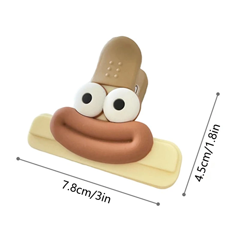 6 шт./упаковка пластиковые зажимы для пакетиков