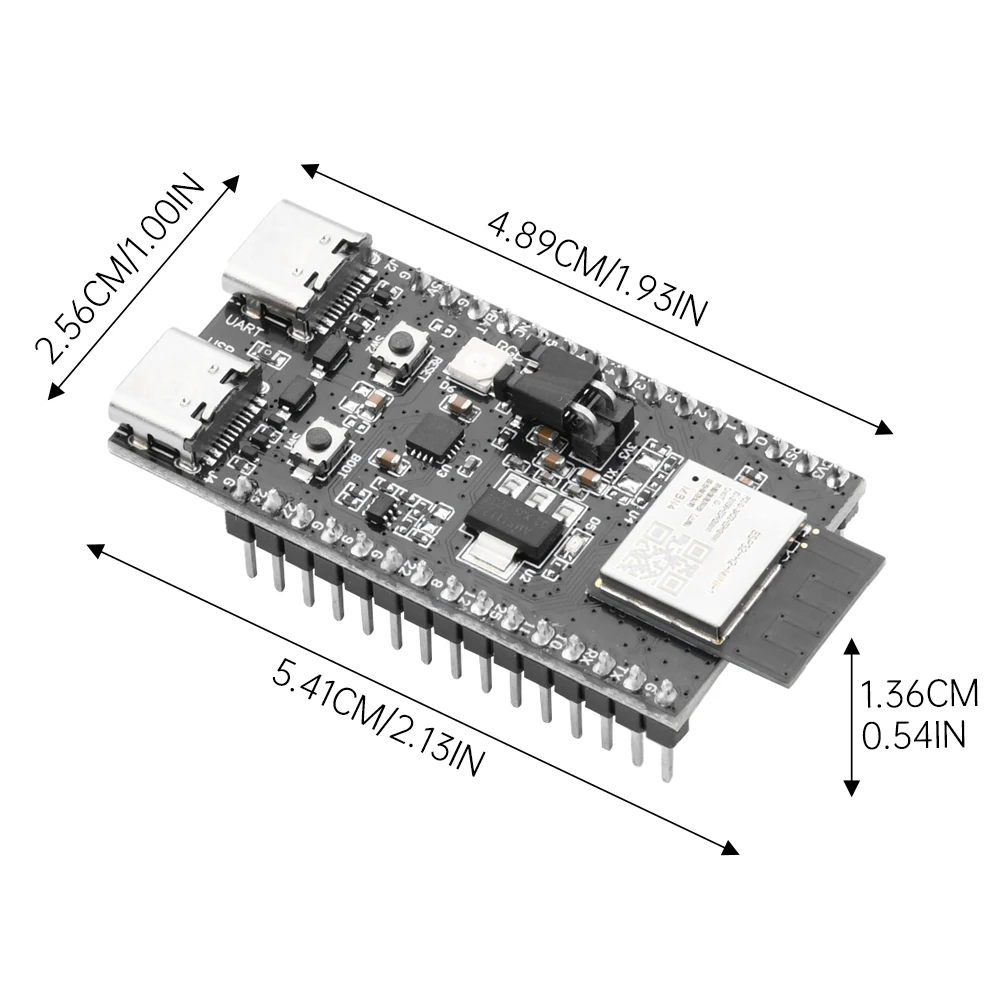 ESP32-H2-DevKitM Доска развития серии WiFi Bluetooth H2 ESP32-H2-DevKitM-1-N4 Основная плата для Arduino Dual