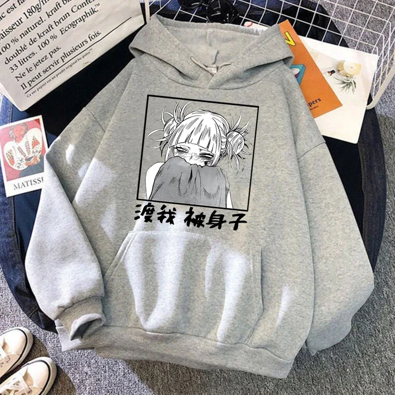 Новинка толстовка с капюшоном принтом аниме hiiko GGA Осень-зима для женщин и мужчин