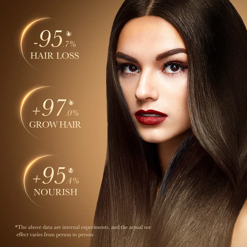 Увлажняющий гладкий чистый шампунь против выпадения волос предотвращает