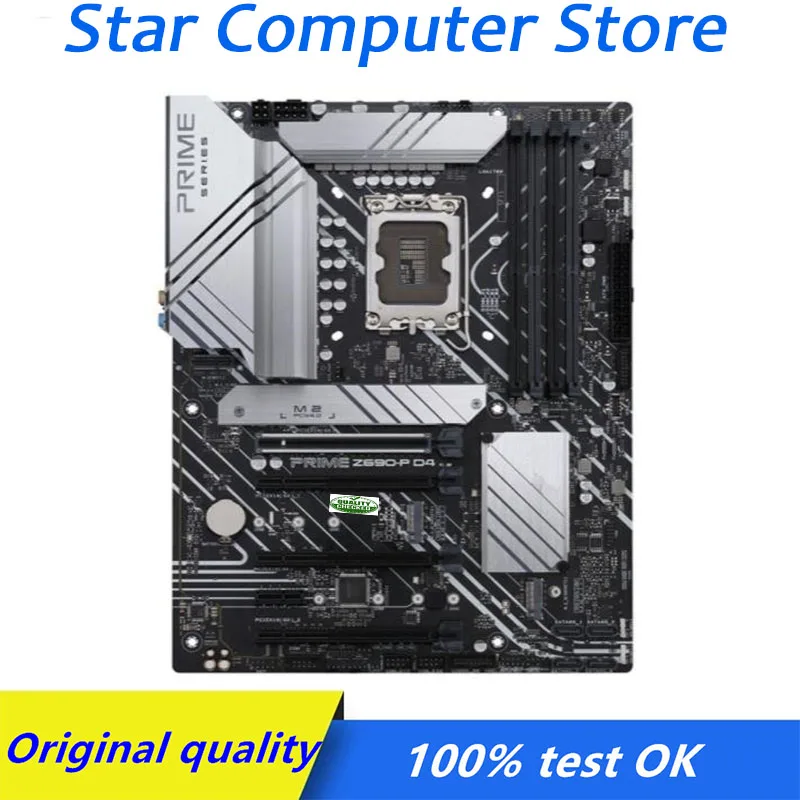 

Новая материнская плата Z690 для ASUS PRIME Z690-P D4 DDR4 LGA 1700 USB3.0 SATA3 M.2 SSD десктопная материнская плата