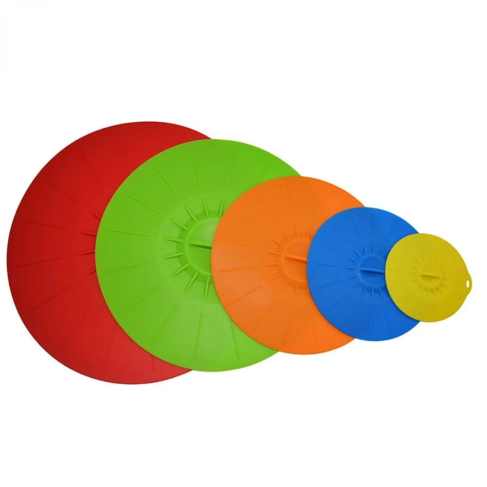 

2022 Silicone Lids 4, 6, 8, 10, 12 inch. Use your Suction Lids as Food Covers, Bowl Covers, Microwave Covers - Skillet or Pan Li