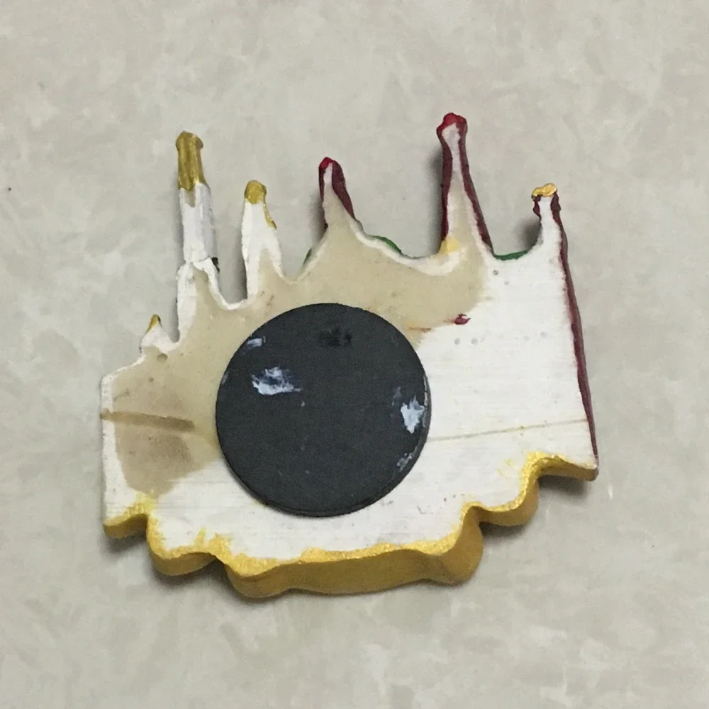 Российские москитные красные квадратные Магнитные Сувениры на холодильник