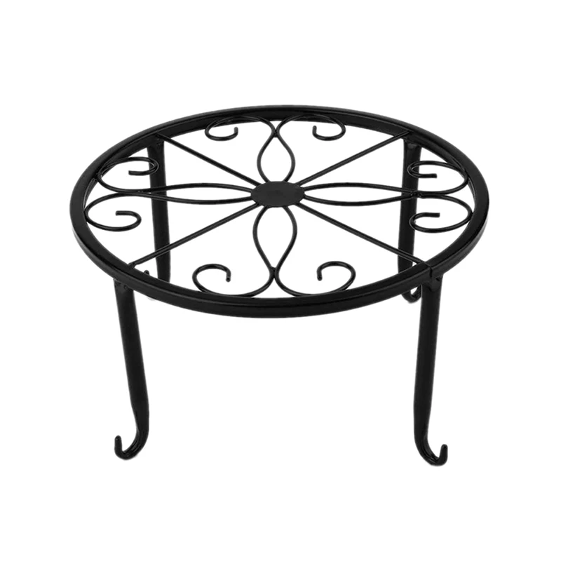 Iron Art Plant Stands Pot Trays Holder Flower Stand Floor Rack Home Garden Indoor Balcony Decor Supplies | Дом и сад