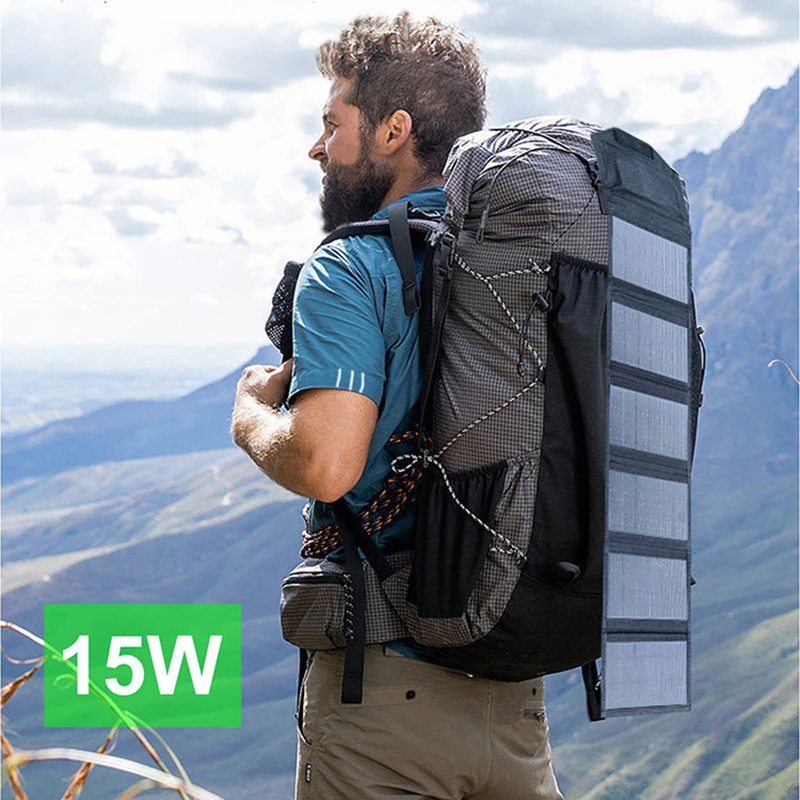 Солнечная панель 5 В USB 15 Вт с зарядкой