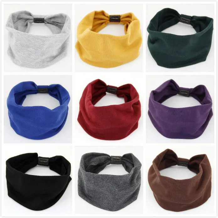 

Bezel Headband Men Women Sports Hair Hoop Unisex Yoga Hairband Solid Color Cloth Headdress Elastic Fashion Hairstyle Hairpin