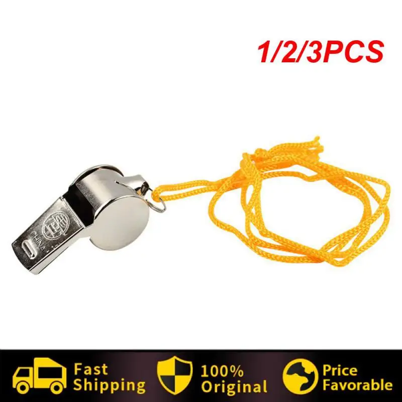 

1/2/3 шт., металлический свисток из нержавеющей стали