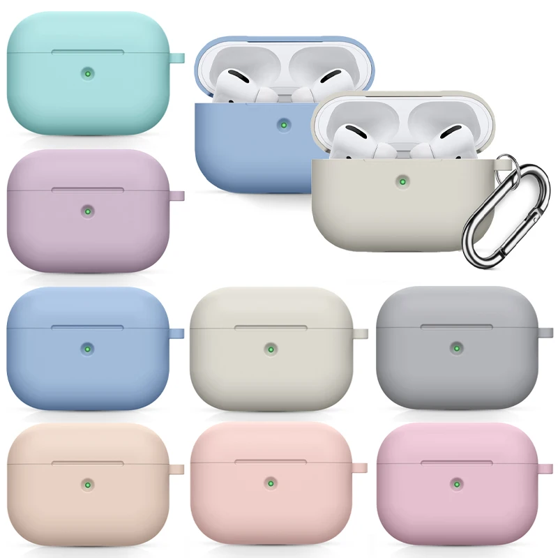 Силиконовый чехол для Apple Airpods Pro 2019 защитный наушников