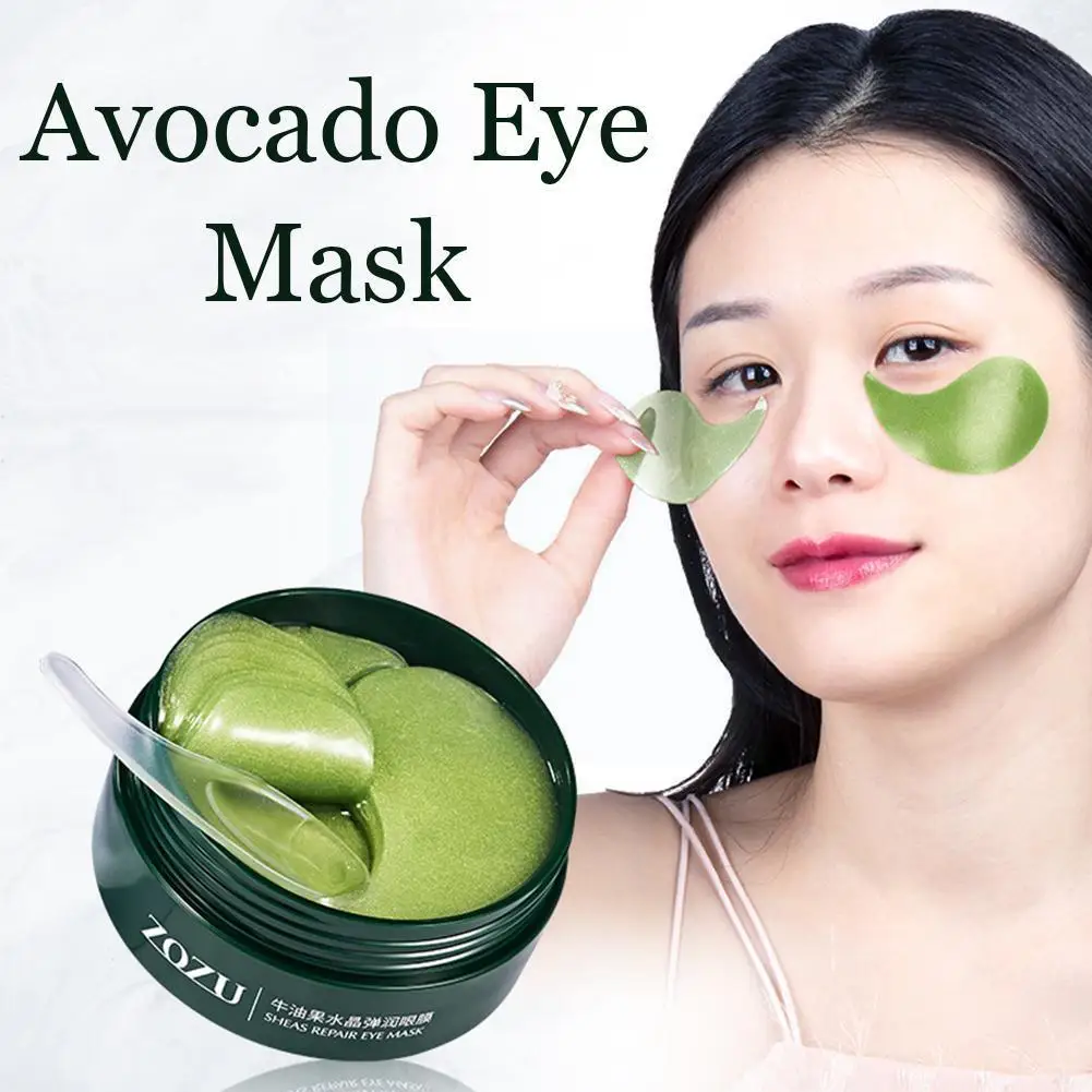 

Avocado Collagen Natural Moisturizing Gel Eye Eye Age Piece Anti Bag Circles Care Dark Patches Skin 60 Remove E6z7