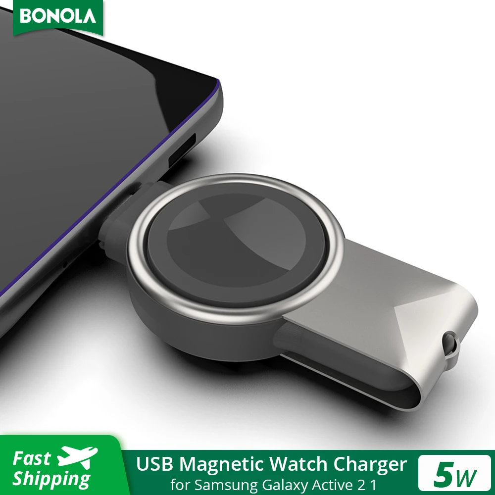 Магнитное зарядное устройство Bonola с USB-портом для Samsung Galaxy Active 2 1 Type C - купить по