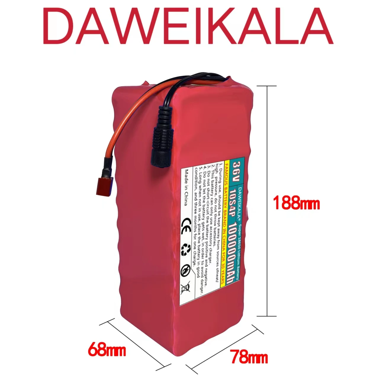 100% Оригинальный аккумулятор 36 В 10S4P 500 Ач Аккумулятор Вт высокой мощности 42V100000mAh