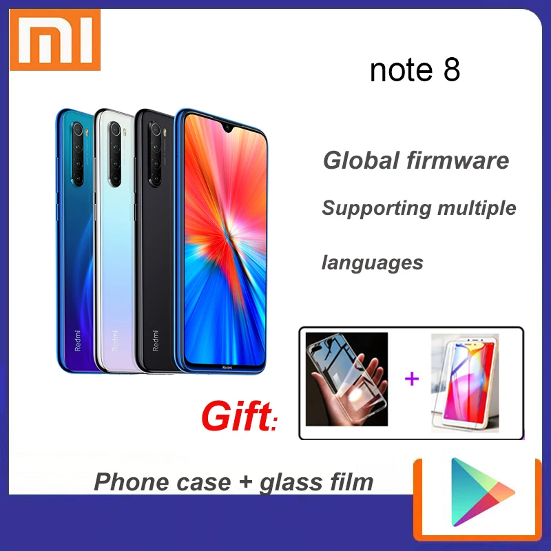 

Xiaomi Redmi Note 8 smartphone global rom Snapdragon 665 48MP 4000mAh 18W Fast Charge