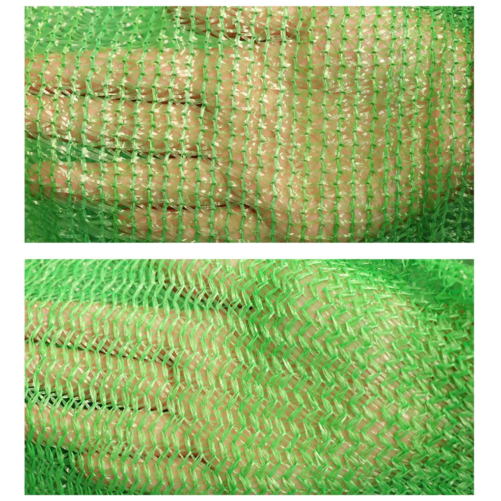 

Green Mesh Net Poly Shade Sail Construction Safety Debris PE Netting Breathable Sun Shade Greenhouse Ceiling Polyethylene Net