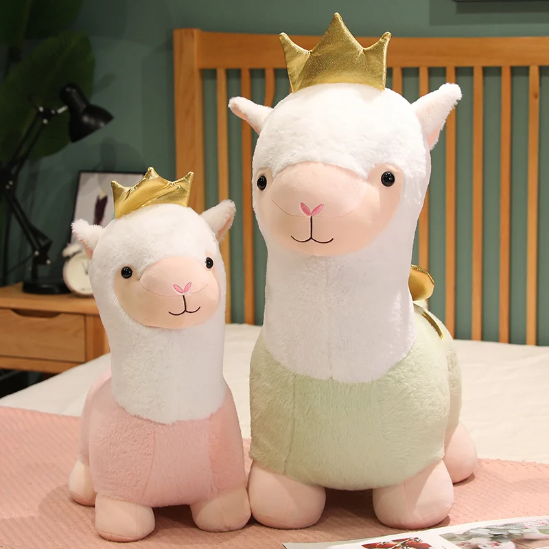 

1 шт., плюшевая игрушка в виде короны альпака, 35-78 см