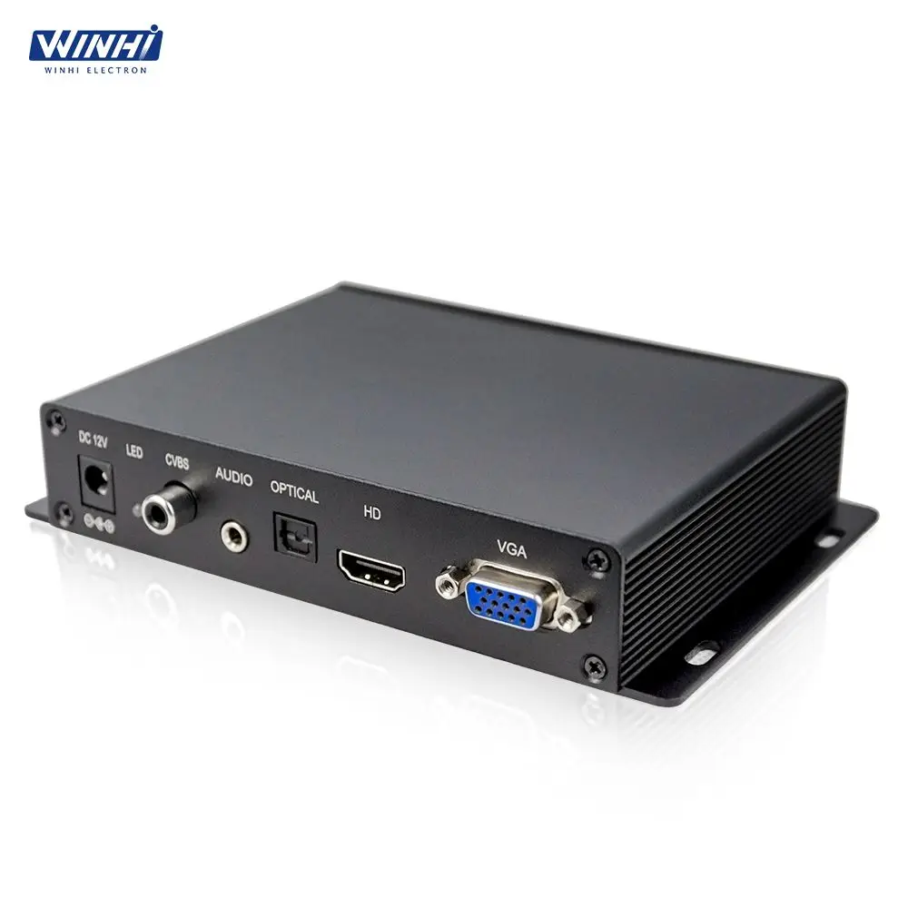 MPC1080P-10 China OEM Full HD Video Seamlessly Loop Play Plastic Push Button Control HD-MI/VGA/CVBS Media Player |