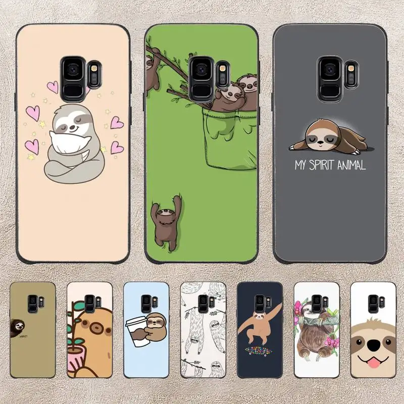 

Cartoon Sloth Phone Case For Samsung Note 8 9 10 20 Case For Note10Pro 10lite 20ultra M20 M31 Funda Case