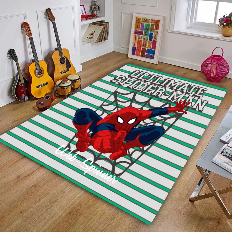 

Spiderman Carpet Carpet For Living Room Doormat Bath Indoor Floor Rugs Absorbent Mat Anti-Slip Kitchen Rug For Home Decorative