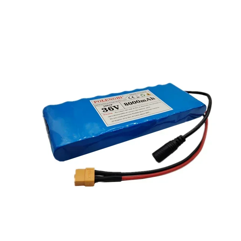 Высококачественная литий-ионная аккумуляторная батарея XT-60 10S1P 36 В 4 8-8 Ач 18650 со