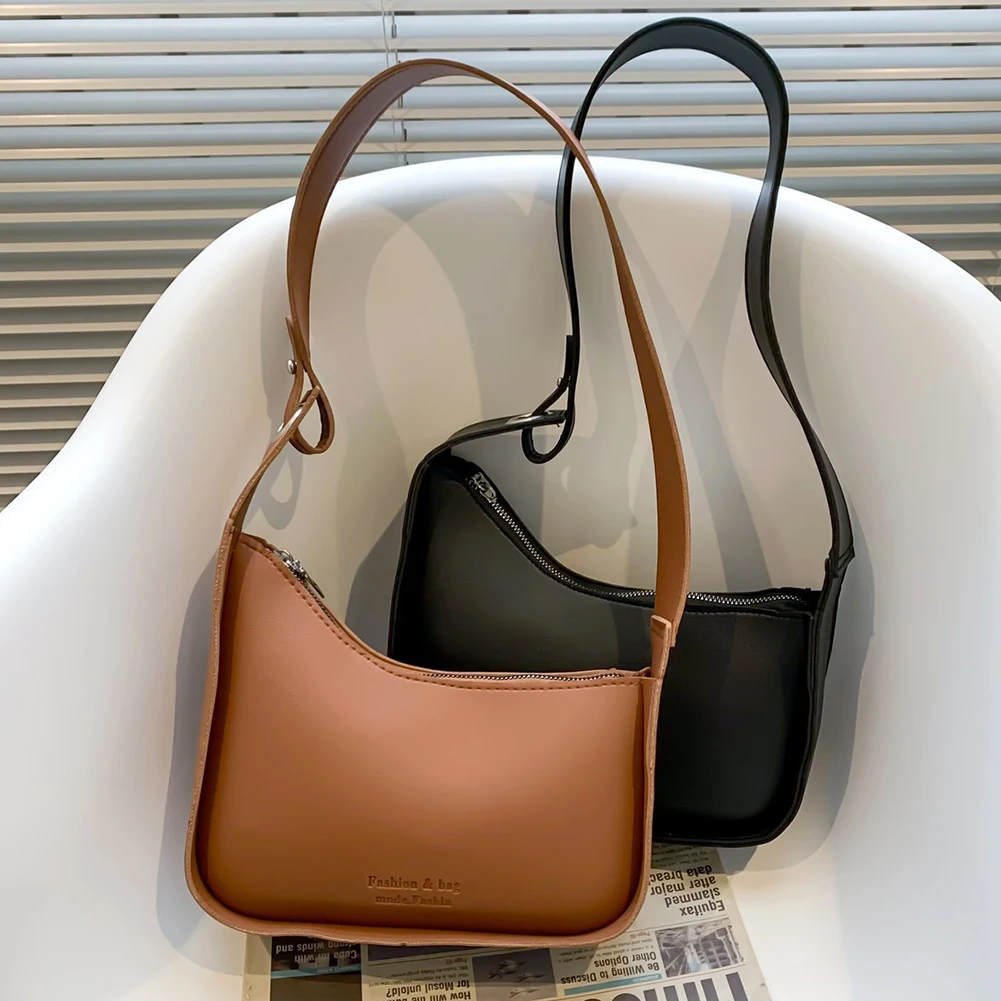 

Повседневные дамские сумки через плечо из искусственной кожи, маленькие однотонные сумки для покупок для женщин, несимметричные сумки на п...