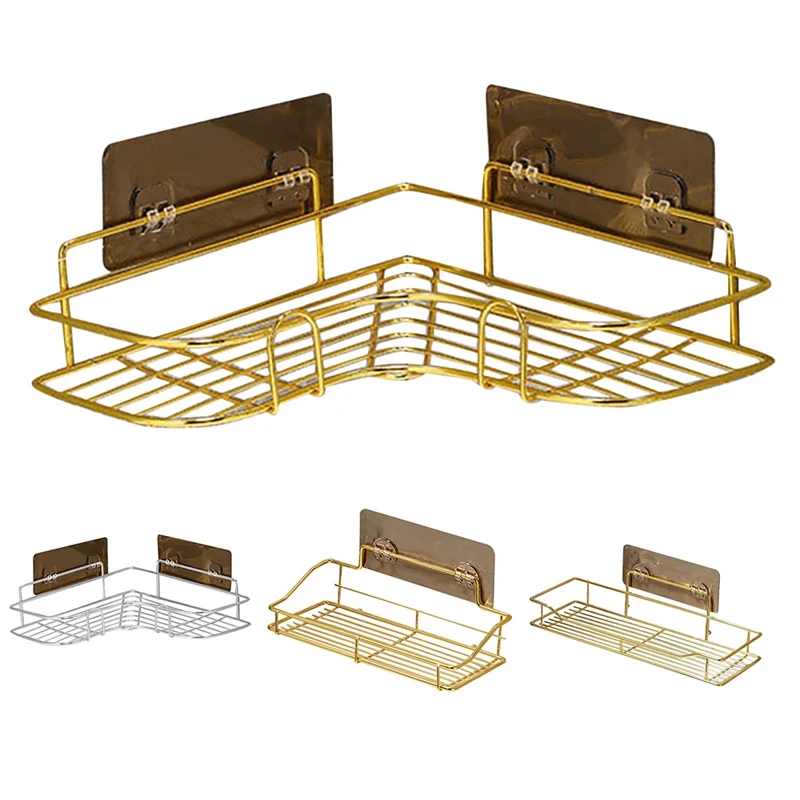 

Полка из нержавеющей стали для ванной комнаты, Полка для полотенец в ванную комнату, настенная подвесная полка для хранения туалета, Набор п...