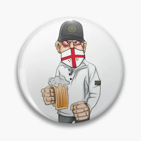

English Hooligan Customizable Soft Button Pin Cartoon Jewelry Brooch Badge Creative Cute Metal Women Lover Gift Fashion Funny