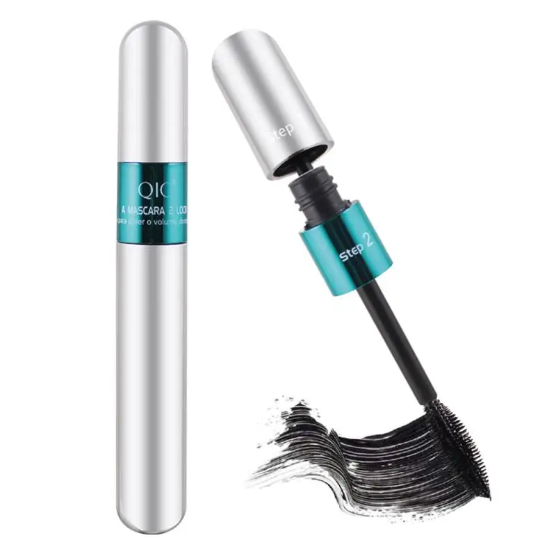 

4d Silk Fiber Eye Mascara Waterproof And Easy To Dry Natural Soft Long Eyelash Makeup Mascara Black Thick Eyelash Cosmetics