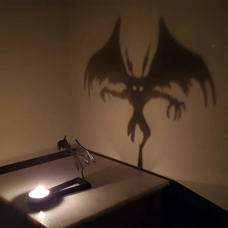 

Halloween Projection Candlestick Decorations Funny Shadow Stand
