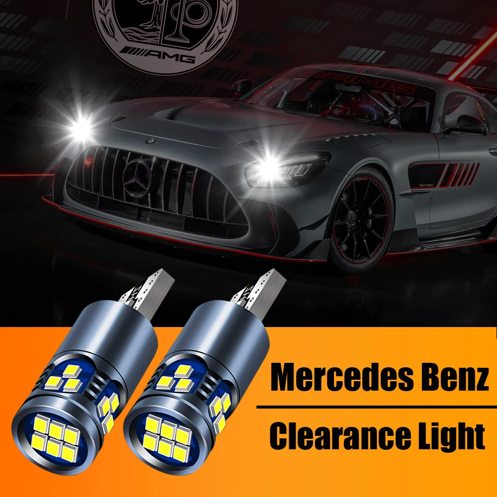 

2x W5W T10 168 светодиодные парковочные огни Canbus для Mercedes Benz CLC CLK CLS GL GLK SL Class CL203 C209 A209 C219 X166 X204 R129 R230