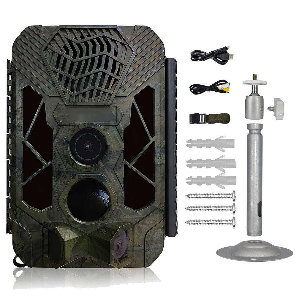 

HD 1080P охотничья камера HB561 наружная Водонепроницаемая камера 0,1 секунды ТРИГГЕРНАЯ камера для животных звуковая камера для водителя дикой п...