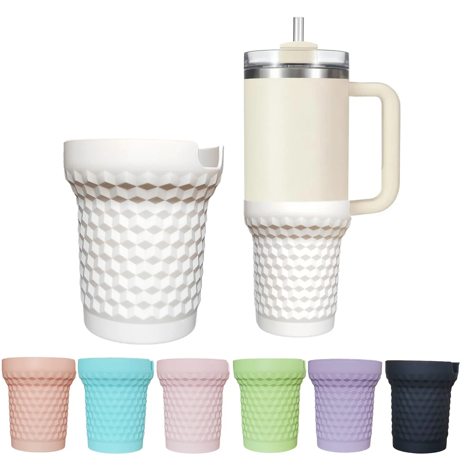 Силиконовые ботинки для Stanley Quencher H2.0 ботинок FlowState Tumbler 40 унций защитный чехол