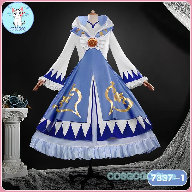 COSGOGO [индивидуально] Twin Princesses of The Wonder Planet Fine and Rein Косплей Костюм Shoujo Magical Girl Милое